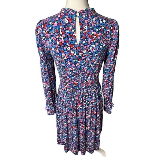 Draper James Long Sleeve Kitty Dress in Whispy Floral Midi Size Small - Picture 3 of 5